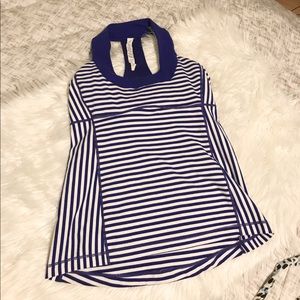 Lululemon striped racerback workout tank